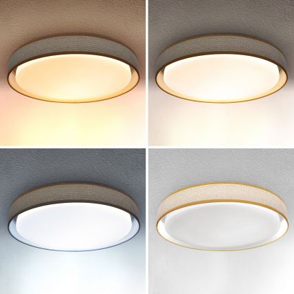 Brilagi - LED prigušiva plafonska lampa KIANIA LED/48W/230V 3000-6500K prečnika 43 cm sa daljinskim upravljačem