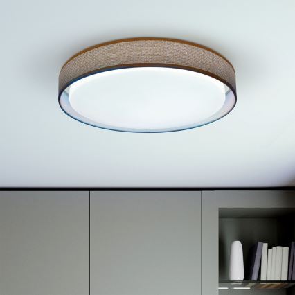 Brilagi - LED prigušiva plafonska lampa KIANIA LED/48W/230V 3000-6500K prečnika 43 cm sa daljinskim upravljačem