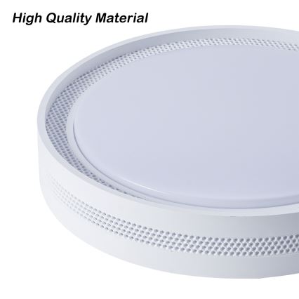 Brilagi - LED prigušiva stropna svetiljka KREON LED/54W/230V 3000-6000K, bela, prečnik 38 cm + daljinski upravljač