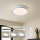 Brilagi - LED prigušiva plafonska svetiljka KREON LED/54W/230V 3000-6000K crna, prečnik 38 cm + daljinski upravljač