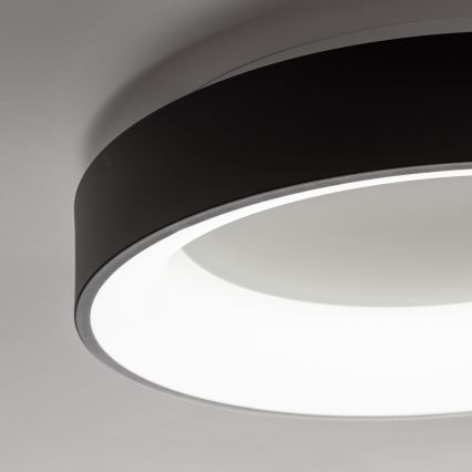 Brilagi - prigušiva LED plafonska svetiljka FALCON LED/40W/230V 3000-6500K prečnik 45 cm crna + daljinski upravljač