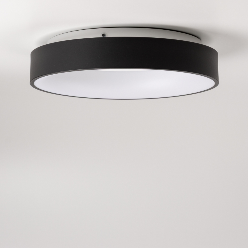 Brilagi - prigušiva LED plafonska svetiljka FALCON LED/40W/230V 3000-6500K prečnik 45 cm crna + daljinski upravljač