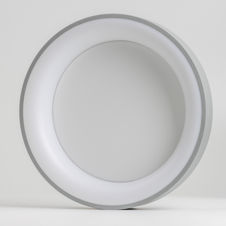 Brilagi - LED prigušiva stropna svetiljka FALCON LED/40W/230V 3000-6500K prečnik 45 cm siva + daljinski upravljač