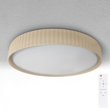 Brilagi - LED prigušiva plafonska svetiljka LUCIA LED/48W/230V 3000-6500K prečnik 41 cm bež + daljinski upravljač