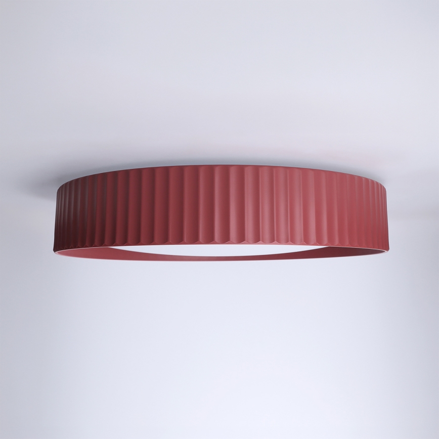 Brilagi - LED prigušiva plafonska svetiljka LUCIA LED/48W/230V 3000-6500K prečnik 41 cm crvena + daljinski upravljač