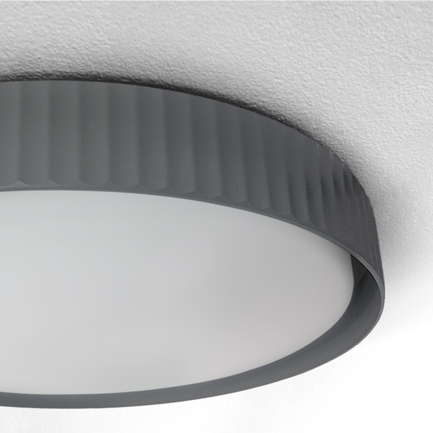 Brilagi - LED prigušiva plafonska svetiljka LUCIA LED/48W/230V 3000-6500K prečnik 41 cm siva + daljinski upravljač