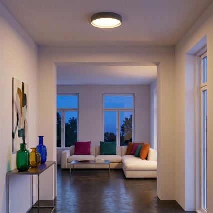 Brilagi - LED prigušiva plafonska svetiljka LUCIA LED/48W/230V 3000-6500K prečnik 41 cm siva + daljinski upravljač