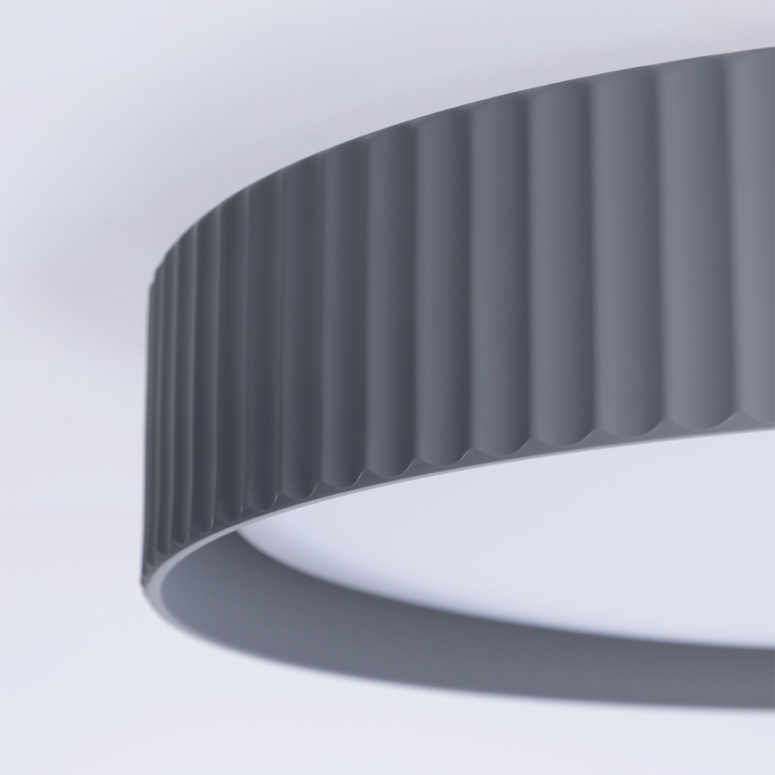 Brilagi - LED prigušiva plafonska svetiljka LUCIA LED/48W/230V 3000-6500K prečnik 41 cm siva + daljinski upravljač
