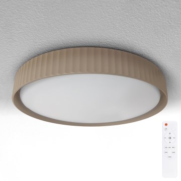 Brilagi - LED prigušiva plafonska svetiljka LUCIA LED/60W/230V 3000-6500K prečnik 59 cm braon + daljinski upravljač