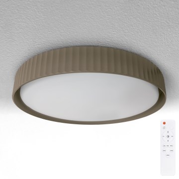 Brilagi - LED prigušiva plafonska svetiljka LUCIA LED/60W/230V 3000-6500K prečnik 59 cm taupe + daljinski upravljač