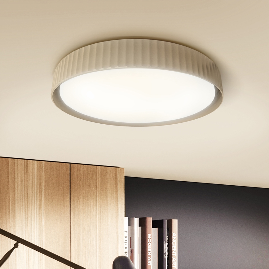 Brilagi - LED prigušiva stropna svetiljka LUCIA LED/60W/230V 3000-6500K prečnik 59 cm bež + daljinski upravljač