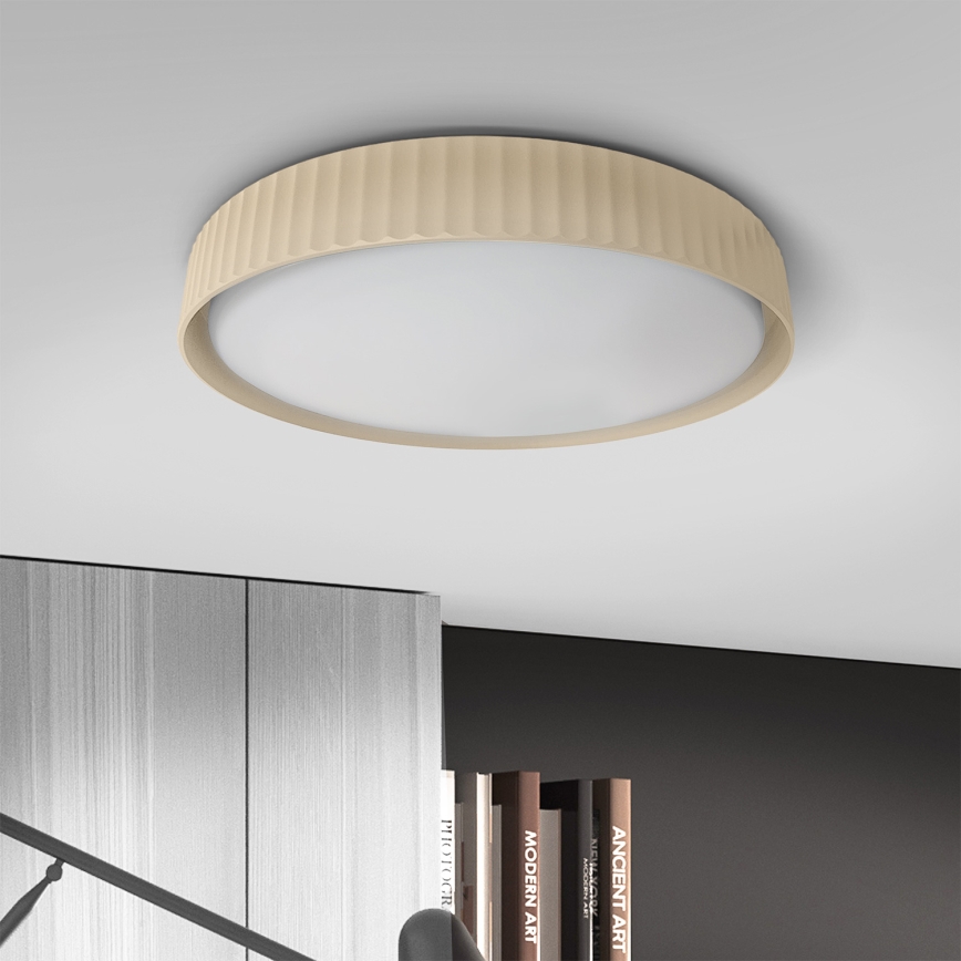 Brilagi - LED prigušiva stropna svetiljka LUCIA LED/60W/230V 3000-6500K prečnik 59 cm bež + daljinski upravljač