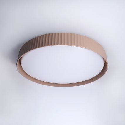 Brilagi - LED prigušiva plafonska svetiljka LUCIA LED/60W/230V 3000-6500K prečnik 59 cm braon + daljinski upravljač