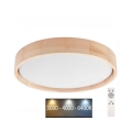Brilagi - LED prigušiva plafonska svetiljka MANAROLA LED/24W/230V prečnik 42 cm 3000-6500K + daljinski upravljač