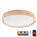 Brilagi - LED Prigušiva plafonska svetiljka MANAROLA SMART LED/24W/230V 2700-6500K prečnik 41 cm Wi-Fi + daljinski upravljač Tuya