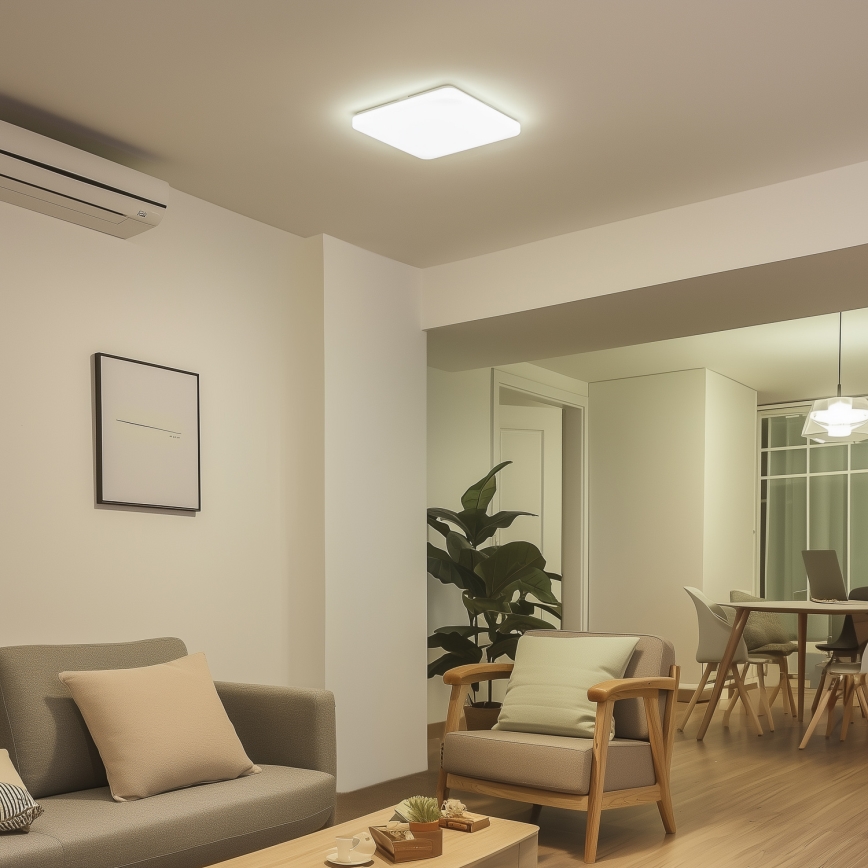 Brilagi - LED prigušiva plafonska lampa MILKY WAY LED/24W/230V 3000-6500K 37x37 cm + daljinski upravljač