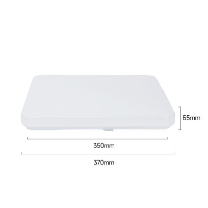 Brilagi - LED prigušiva plafonska lampa MILKY WAY LED/24W/230V 3000-6500K 37x37 cm + daljinski upravljač