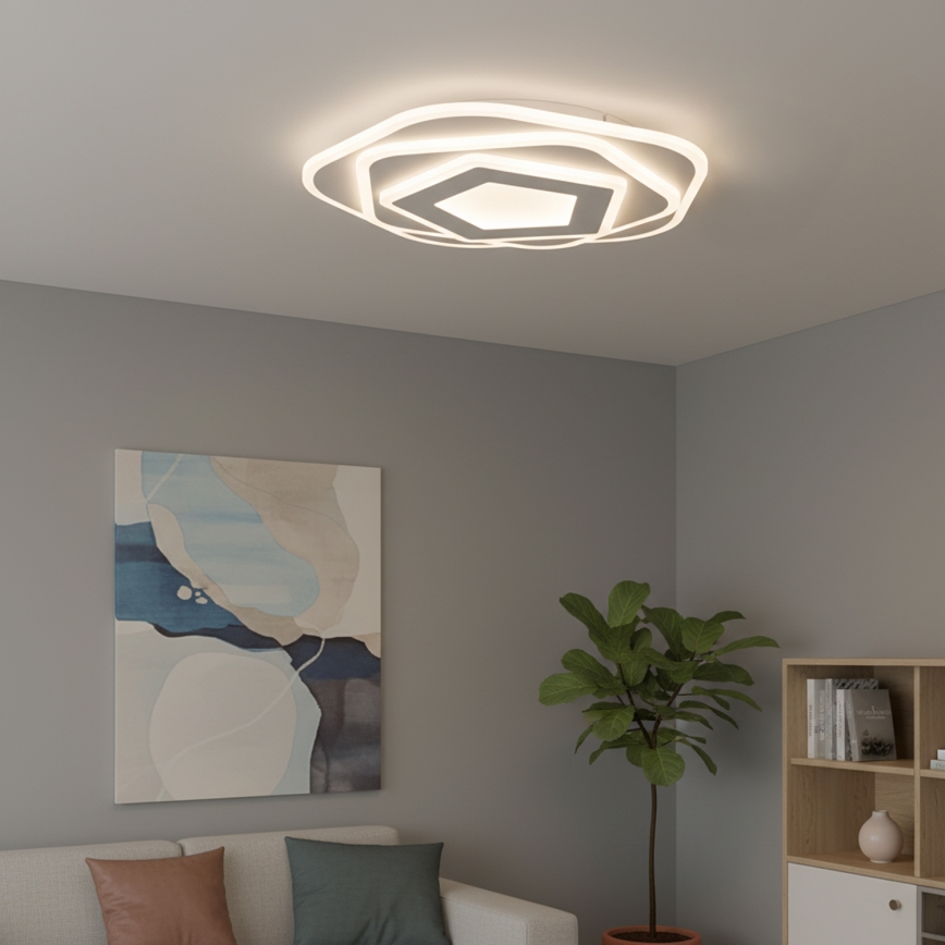 Brilagi - LED prigušiva plafonska lampa MODERN LED/64W/230V 2700-6500K prečnik 40 cm + daljinski upravljač