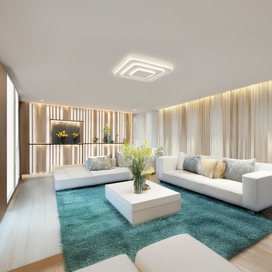 Brilagi - LED prigušiva stropna svetiljka MODERN LED/72W/230V 3000-6000K 46,6x46,6 cm + daljinski upravljač