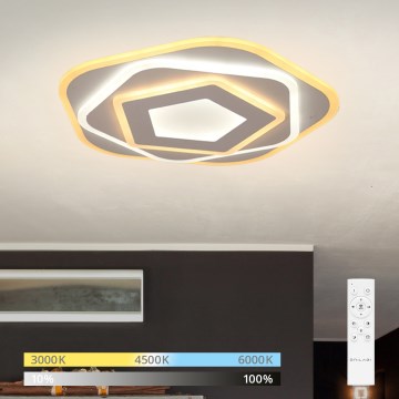 Brilagi - LED prigušiva plafonska svetiljka MODERN MINI LED/53W/230V 3000-6000K prečnik 30 cm + daljinski upravljač