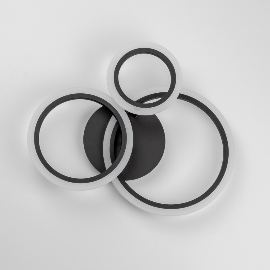 Brilagi - LED prigušiva stropna svetiljka ORBITS LED/40W/230V 3000-6500K crna + daljinski upravljač