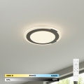 Brilagi - LED prigušiva plafonska svetiljka ORELIS, 80W, 230V, 3000–6000K, prečnik 50 cm, sa daljinskim upravljačem