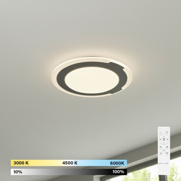 Brilagi - LED prigušiva plafonska svetiljka ORELIS, 80W, 230V, 3000–6000K, prečnik 50 cm, sa daljinskim upravljačem