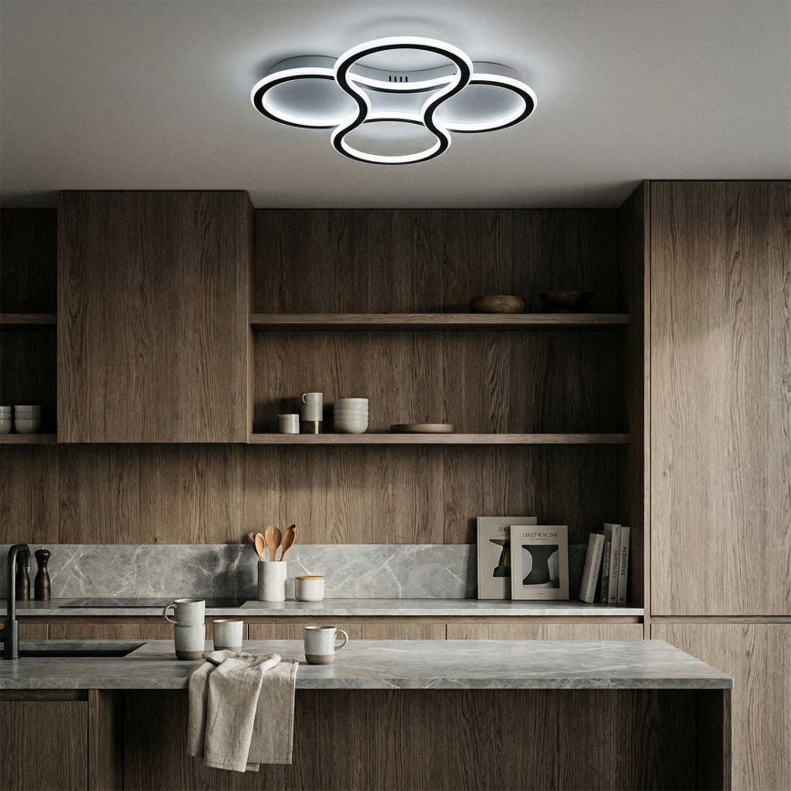 Brilagi - Prigušiva LED plafonska lampa ORELLI LED/53W/230V Ø 51 cm 3000-6000K + daljinski upravljač