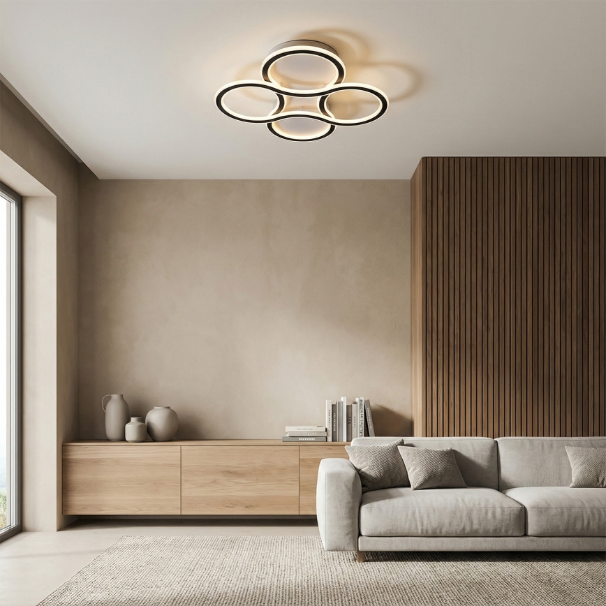 Brilagi - Prigušiva LED plafonska lampa ORELLI LED/53W/230V Ø 51 cm 3000-6000K + daljinski upravljač