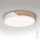 Brilagi - LED prigušiva plafonska svetiljka PILANA LED/48W/230V hrast/bela prečnik 40 cm + daljinski upravljač