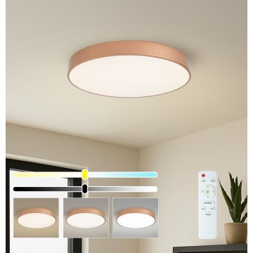 BRILAGI - LED prigušiva plafonska svetiljka POOL LED/60W/230V 3000-6000K pr. 60 cm bakarna + daljinski upravljač