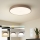 Brilagi - LED prigušiva plafonska svetiljka POOL LED/60W/230V 3000-6000K prečnik 50 cm braon + daljinski upravljač