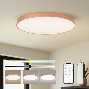 BRILAGI - LED prigušiva plafonska svetiljka POOL SMART LED/128W/230V 100 cm 3000-6000K Wi-Fi Tuya bakrena + daljinski upravljač