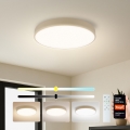 Brilagi - LED prigušiva plafonska svetiljka POOL SMART LED/48W/230V 3000-6000K prečnik 40 cm Wi-Fi Tuya bež + daljinski upravljač