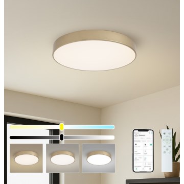BRILAGI - LED prigušiva plafonska svetiljka POOL SMART LED/60W/230V 3000-6000K prečnik 50 cm Wi-Fi Tuya zlatna + daljinski upravljač