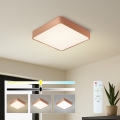 BRILAGI - LED prigušiva plafonska svetiljka POOL SQUARE LED/48W/230V 3000-6000K 50x50 cm u bronzanoj boji + daljinski upravljač