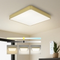 BRILAGI - LED prigušiva plafonska svetiljka POOL SQUARE LED/48W/230V 3000-6000K 50x50 cm zlatna + daljinski upravljač