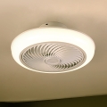 BRILAGI - LED prigušiva plafonska svetiljka sa ventilatorom LED/30W/230V 3000-6500K bela + daljinski upravljač