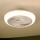 Brilagi - LED prigušiva plafonska svetiljka sa ventilatorom LED/30W/230V 3000-6500K bela + daljinski upravljač