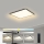Brilagi - LED prigušiva plafonska svetiljka SLIMFRAME LED/36W/230V 45x45 cm 3000-6000K crna + daljinski upravljač