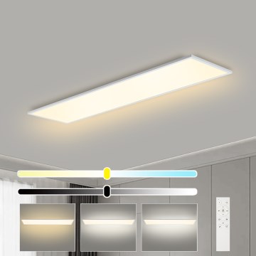 Brilagi - LED prigušiva plafonska svetiljka SLIMFRAME LED/58W/230V 120x30 cm 3000-6000K bela + daljinski upravljač