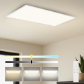 Brilagi - LED prigušiva plafonska svetiljka SLIMFRAME LED/80W/230V 120x60 cm 3000-6000K bela + daljinski upravljač