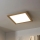 Brilagi - LED prigušiva plafonska svetiljka SLIMFRAME WOOD LED/36W/230V 49,5x49,5 cm 3000-6000K smeđa + daljinski upravljač