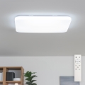 Brilagi - LED prigušiva plafonska svetiljka SMART LED/36W/230V 53x53 cm 2700-6500K Wi-Fi Tuya + daljinski upravljač