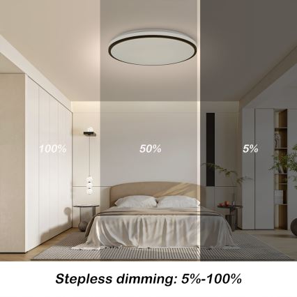 Brilagi - SMART LED prigušiva plafonska lampa LED/36W/230V Ø 48 cm 3000-6000K Wi-Fi Tuya Beacon + daljinski upravljač