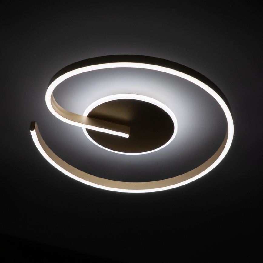 Brilagi - LED prigušiva stropna svetiljka SPIRAL LED/56W/230V Ø 50 cm 3000/4000/6000K + daljinski upravljač