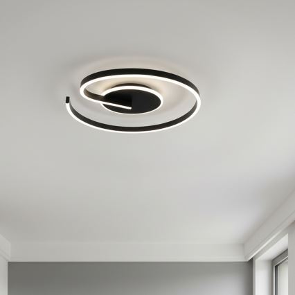 Brilagi - LED prigušiva stropna svetiljka SPIRAL LED/56W/230V prečnik 50 cm 3000/4000/6000K + daljinski upravljač