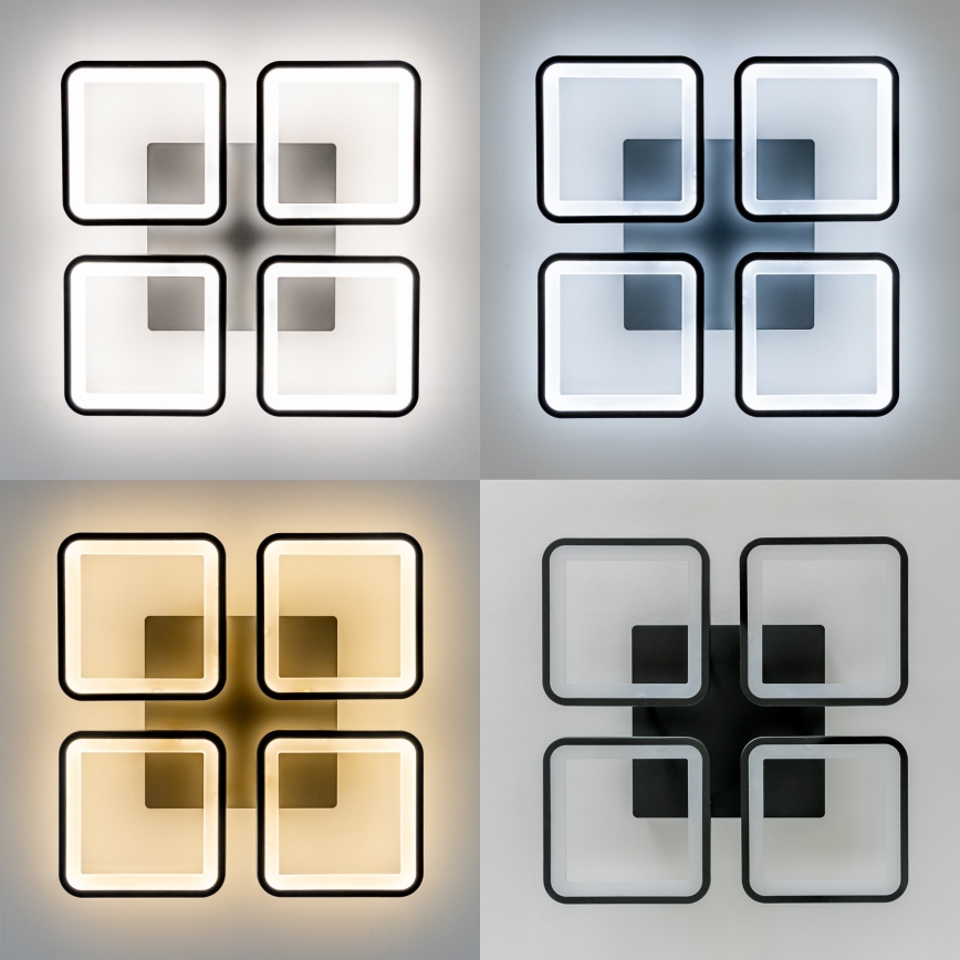 Brilagi - LED prigušiva plafonska svetiljka SQUARED LED/85W/230V 3000-6500K + daljinski upravljač