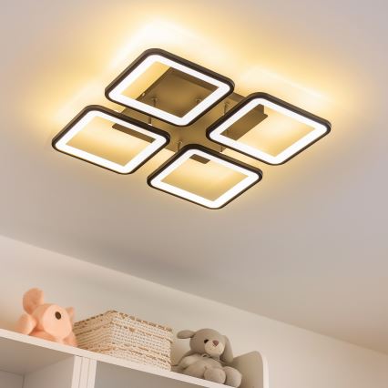 Brilagi - LED prigušiva plafonska svetiljka SQUARED LED/85W/230V 3000-6500K + daljinski upravljač