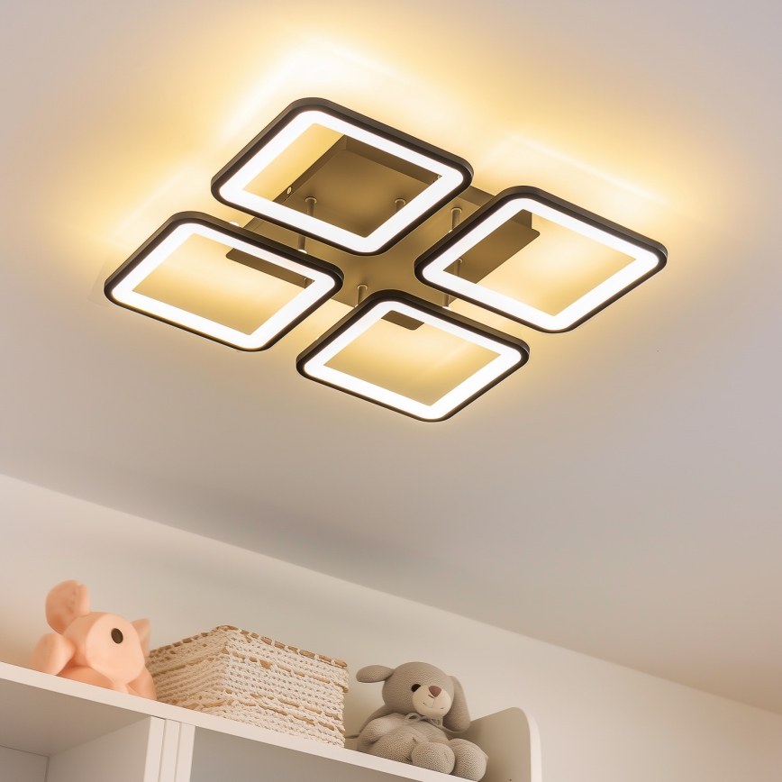 Brilagi - LED prigušiva plafonska svetiljka SQUARED LED/85W/230V 3000-6500K + daljinski upravljač